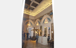 Début de notre journée de dimanche : l'intérieur de l'Auberge de jeunesse