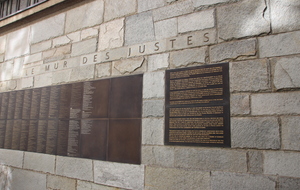Mur des Justes Allée des Justes