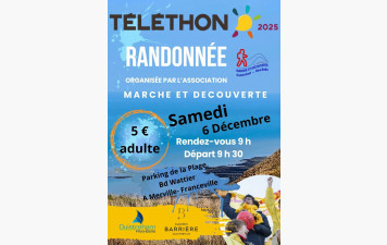 Marche du Téléthon le 6 décembre 2026