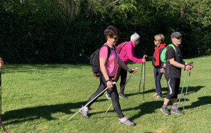 Séance de Marche nordique à Cormelles-le Royal